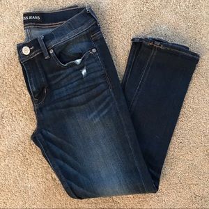 Express Cropped legging denim jeans size 6